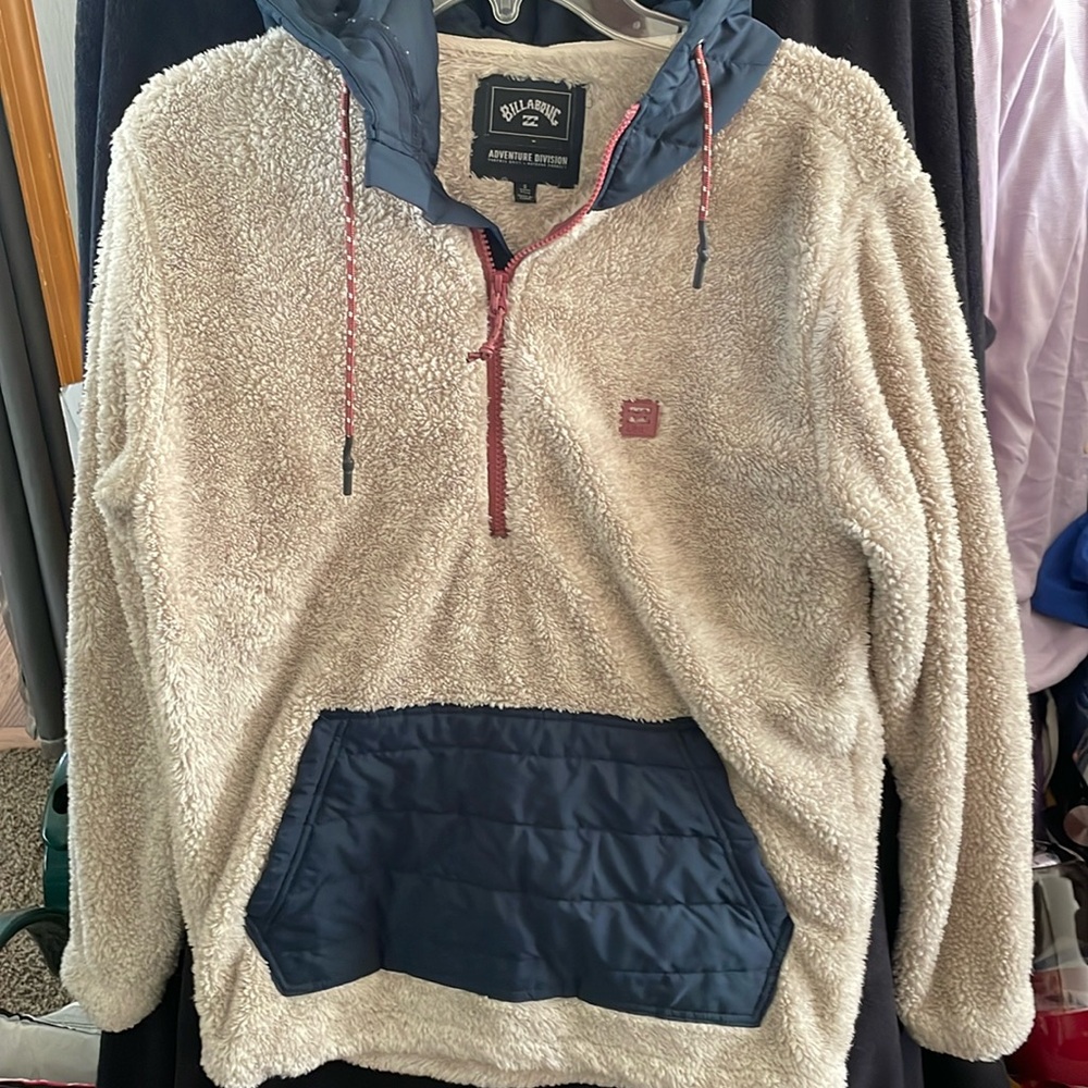 Mens small Billabong fleece hoodie